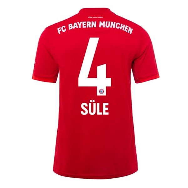 Camiseta Bayern Munich NO.4 Sule 1ª Kit 2019 2020 Rojo